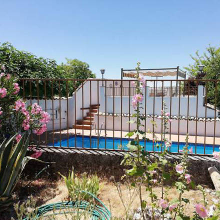 The pool and sun terrace / La piscina y la terraza